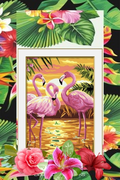 Flamingo 3- Fashion set