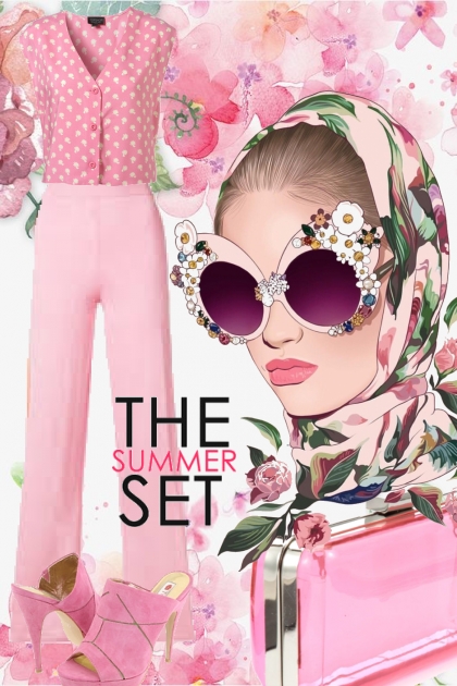 Pink summer outfit - Fashion set