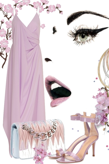 Lys lilla kjole 27- Combinaciónde moda