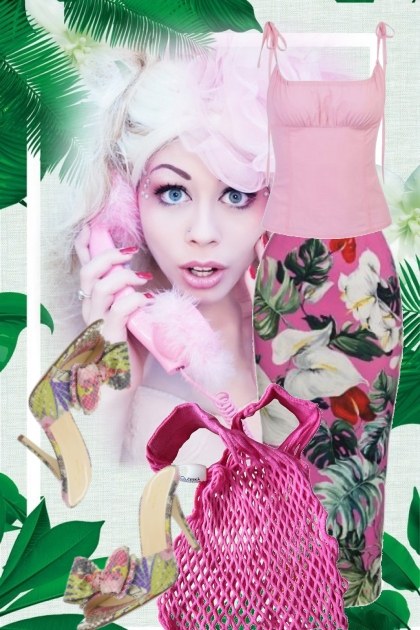 Pink tropical - Combinazione di moda