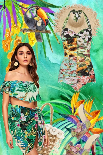 Tropical prints 15- Combinaciónde moda