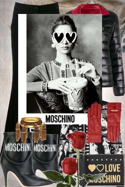 Moschino antrekk- Модное сочетание