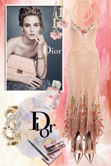 Dior dress - Modna kombinacija