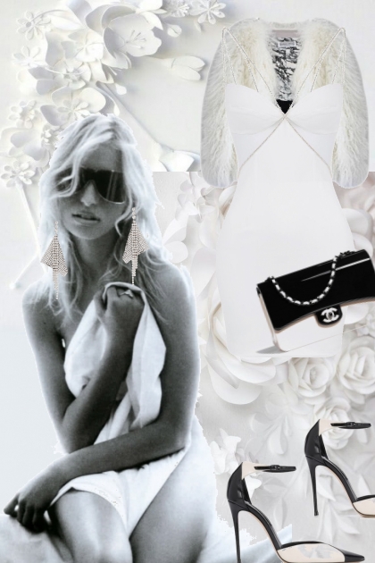 White -black- combinação de moda