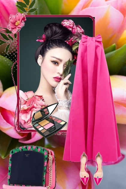 Rosa kjole med rosa sko- Fashion set