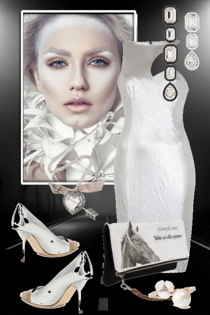 Hvit kjole 4- Combinaciónde moda