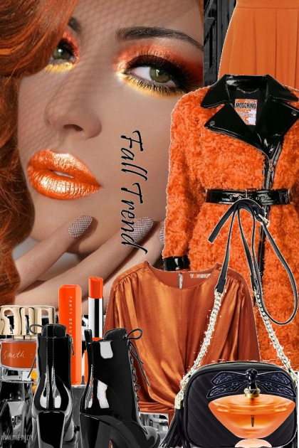 Oransje og sort til høsten- Fashion set