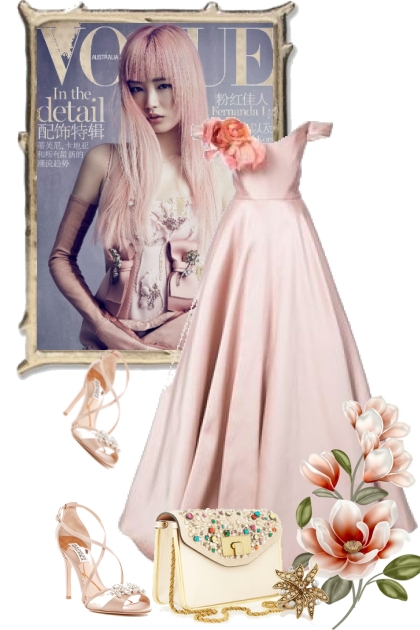 Sid rosa kjole 5512- Fashion set