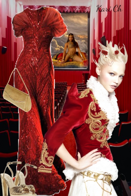 Mørk rød sid kjole 1121- Modna kombinacija