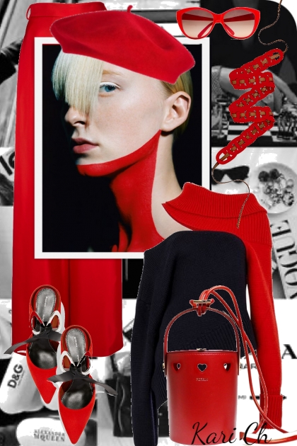 Red 1- Combinazione di moda