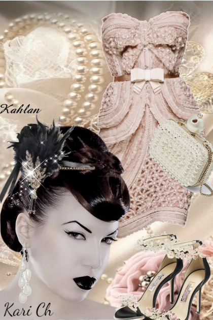 Pearls and lace 4- Modekombination