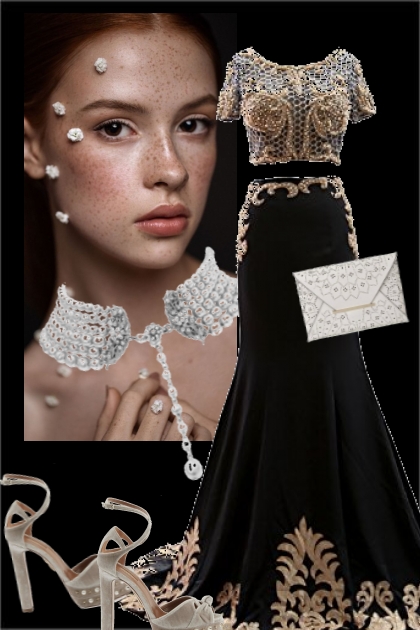 Pearls and lace 7- Fashion set