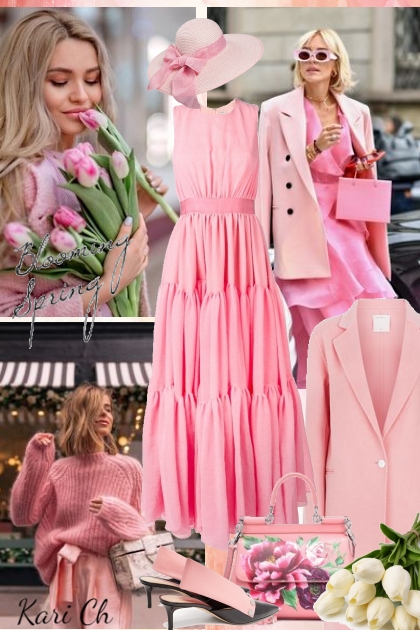 Rosa antrekk 48889- Fashion set