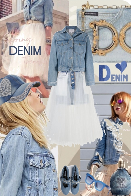 Spring Denim 1- Combinaciónde moda