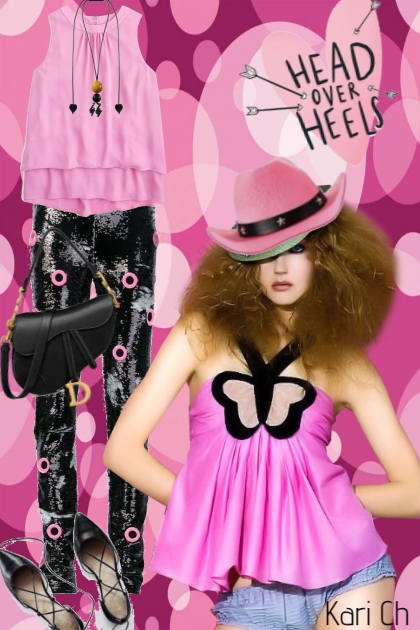 Pink and Black 14-7,---.- Combinazione di moda