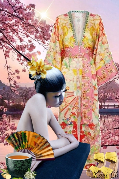 Kimono 21/7- Modekombination