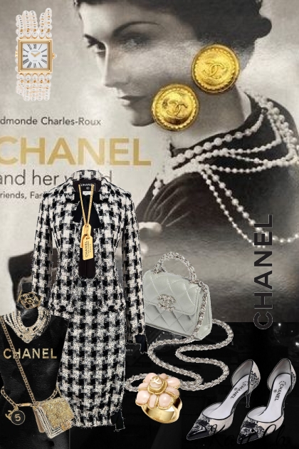 Chanel drakt 16/8- combinação de moda