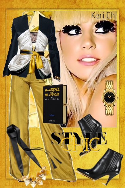 Gull og sort 17-11- Fashion set