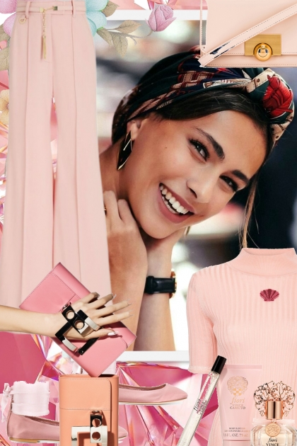 Lys rosa topp og bukse 29-6- Модное сочетание