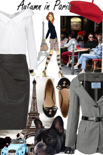 Frenchie in Paris!- Modna kombinacija