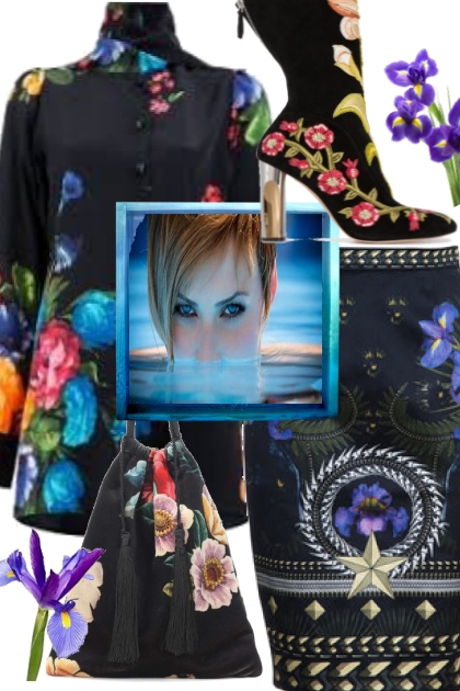 Blue Iris- Combinaciónde moda