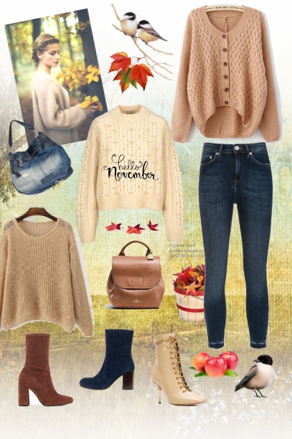 November Sweaters- Fashion set