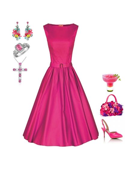 Bright Pink- Fashion set