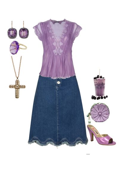 Pretty Purple- Fashion set