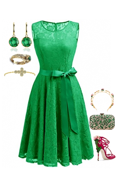 Gorgeous Green May 15th- Fashion set