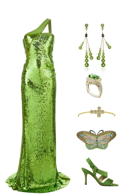 May 22nd Gorgeous Green- Fashion set