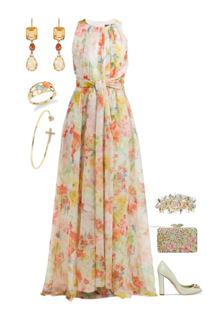 May 24th Flowing Floral- Fashion set