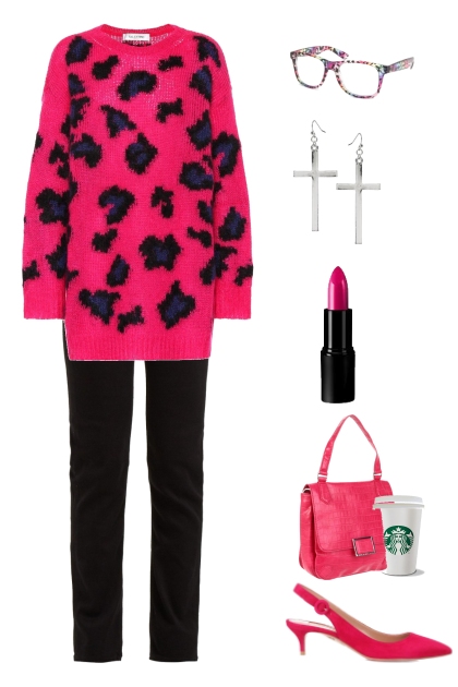 Pink Leopard - Modna kombinacija