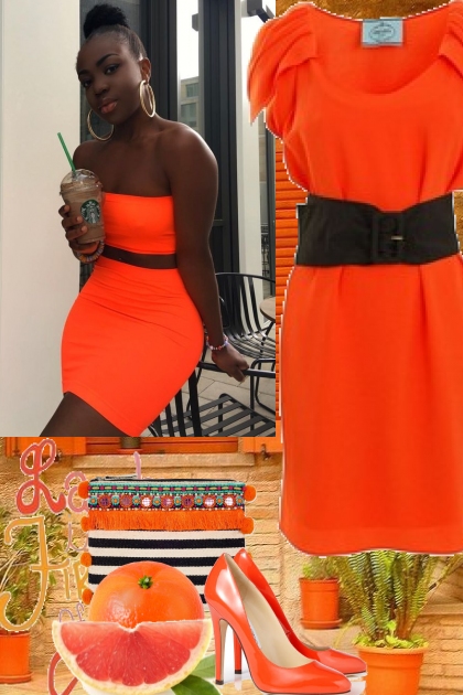Orange Crush- Combinaciónde moda