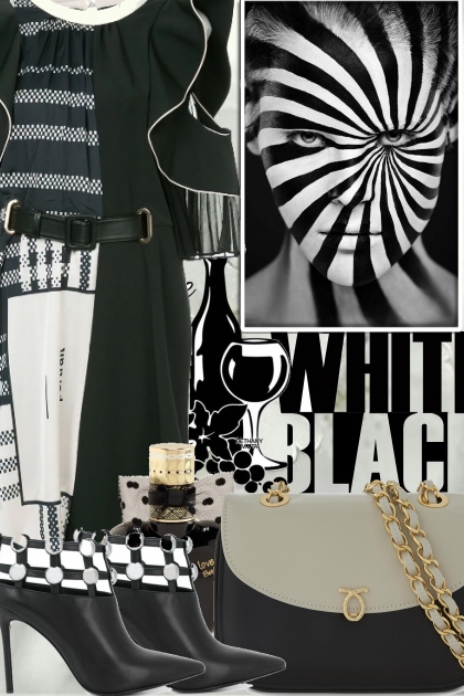 Black and White- Modna kombinacija