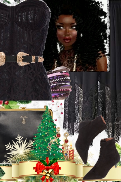 Black Christmas- Fashion set