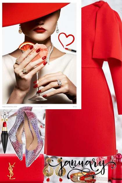 Red for The New Year- Fashion set