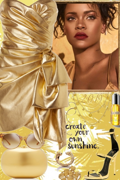 Golden Girl- combinação de moda