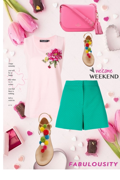 Happy Weekend - combinação de moda