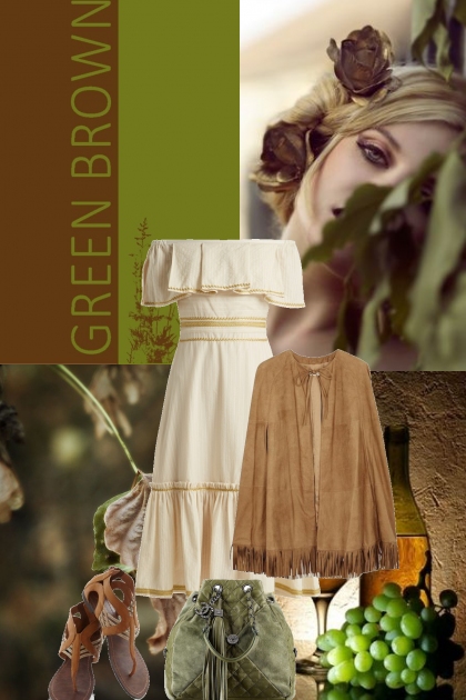 Green - Brown- Modekombination