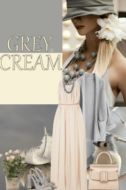 Grey and Cream- Fashion set