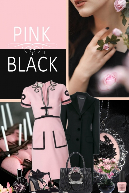 Pink - Black - 搭配