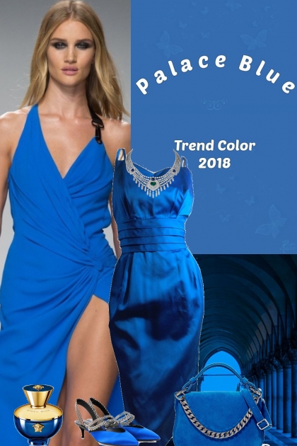 Palace Blue 2018- Модное сочетание