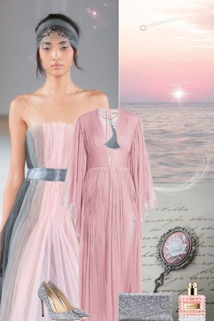 Pink / Grey Elegance - Fashion set