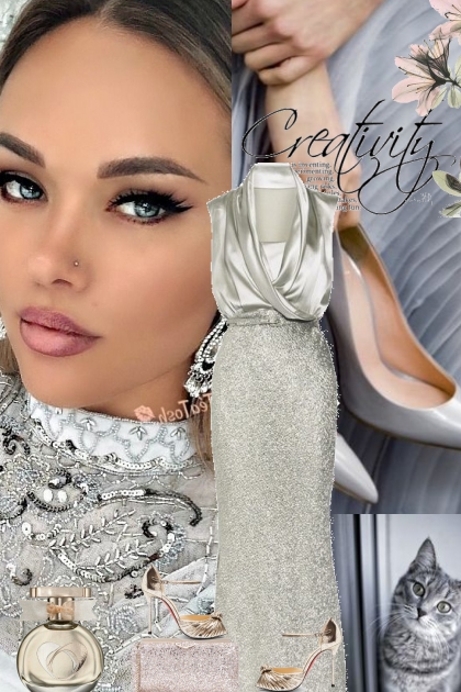 Grey Elegance- Fashion set