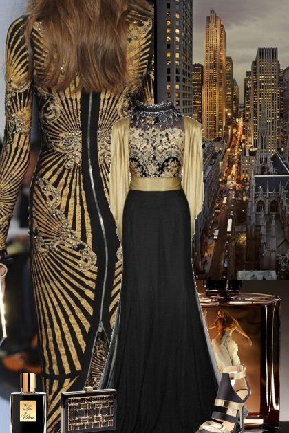 Black / Gold Elegance - Fashion set