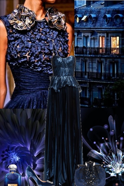 Midnight Blue elegance - Modekombination