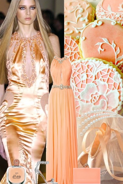 Peach Elegance - Fashion set