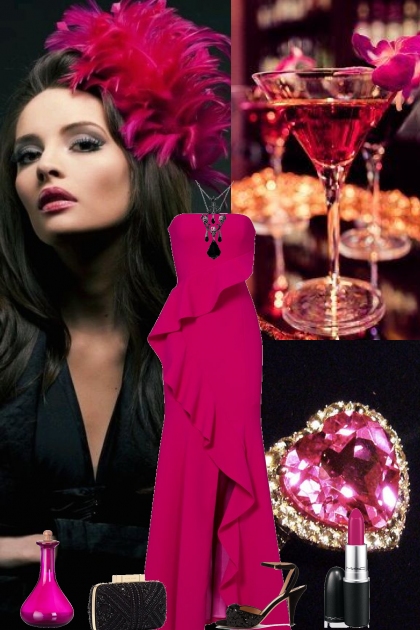 Fuschia Elegance - Combinaciónde moda