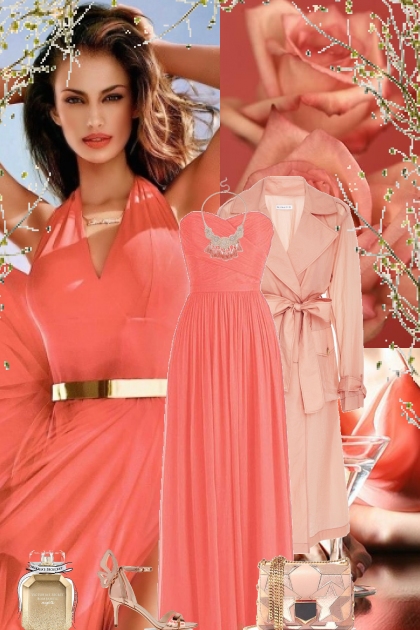 Coral Elegance - Fashion set