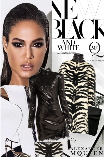 New Black & White - combinação de moda